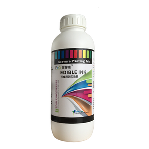 Tinta de impresión de pantalla comestible para la vajilla de papel y la palo de madera