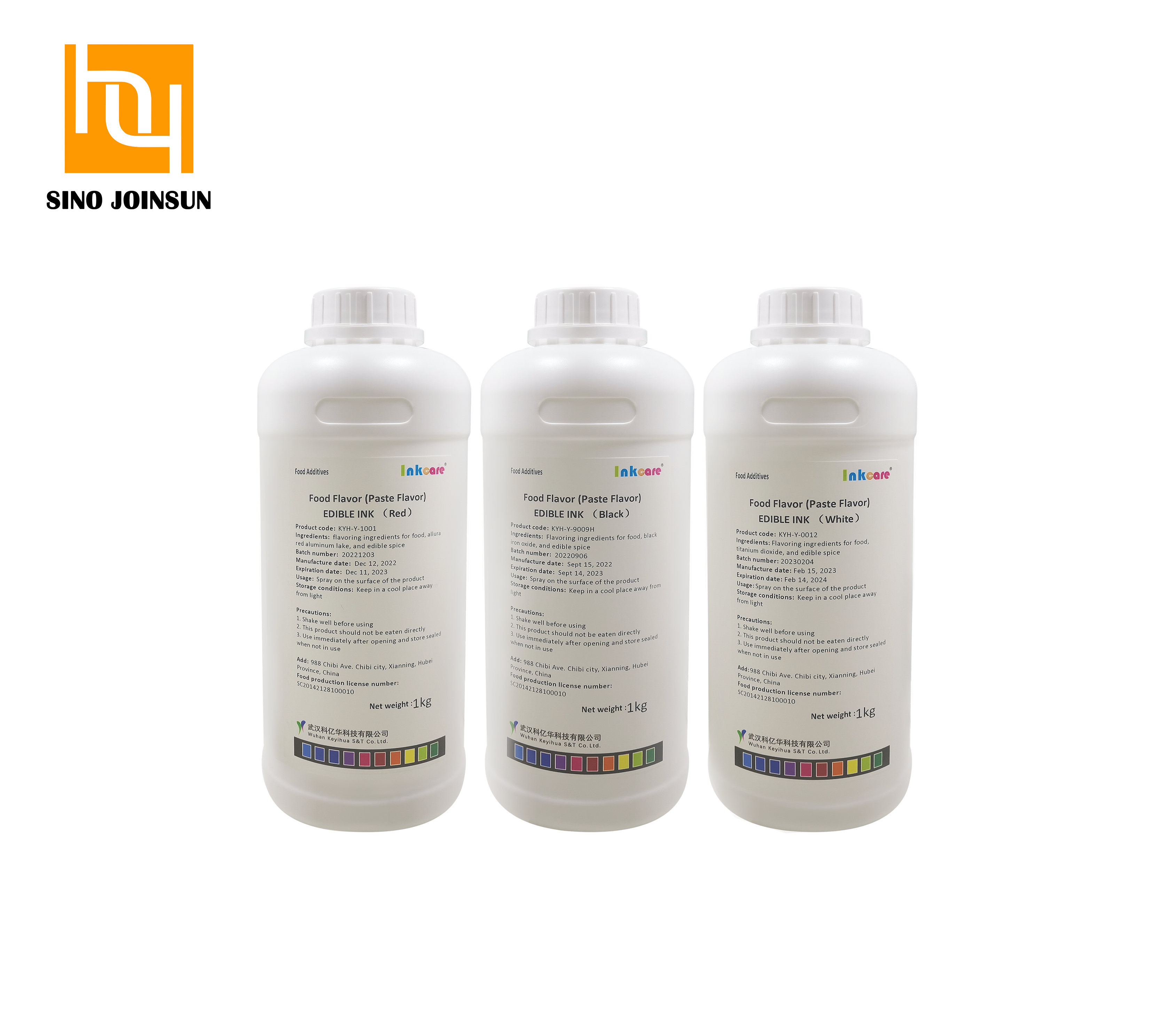 Tinta comestible para imprimir carcasas de salchichas (tintacare®)