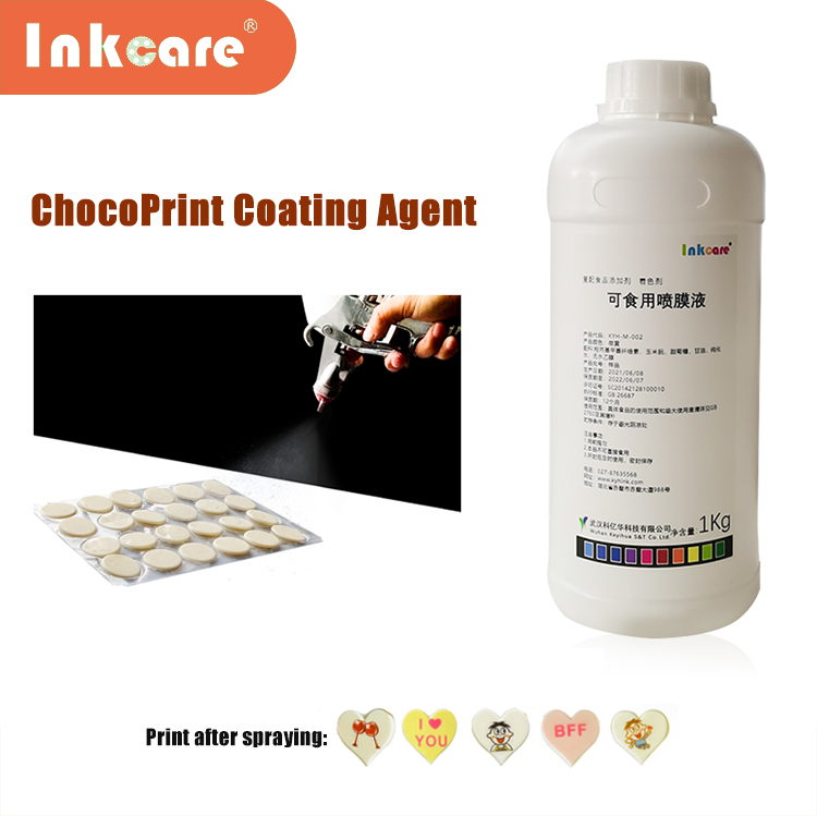 Agente de recubrimiento de Chocoprint para imprimir fotos de chocolate