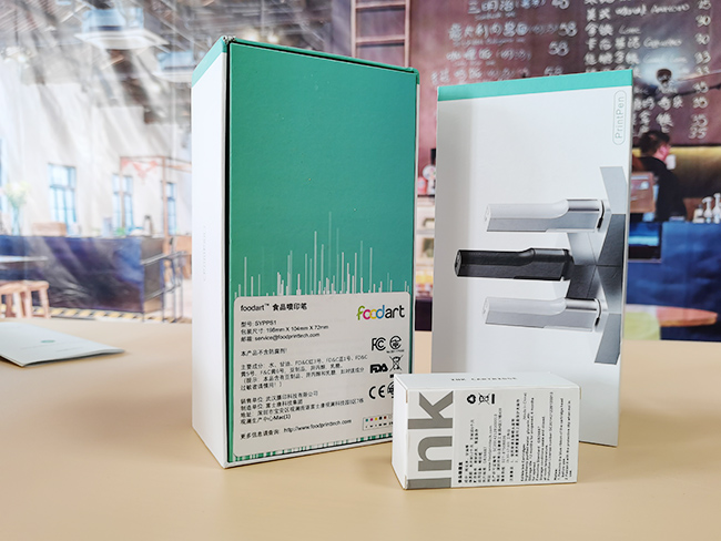 Mini impresora de alimentos bolígrafo | Pen de impresora de alimentos de mano inteligente